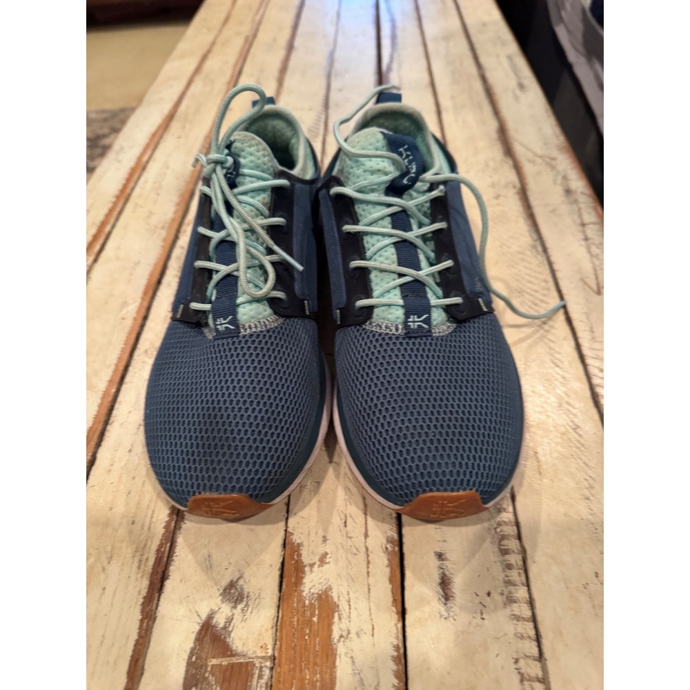 Kuru Quantum Women 9 Blue Mint Green Mesh Walking Running Sneakers Shoes